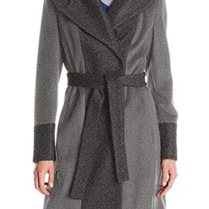 Lovely Calvin Klein Wool Wrap Coat